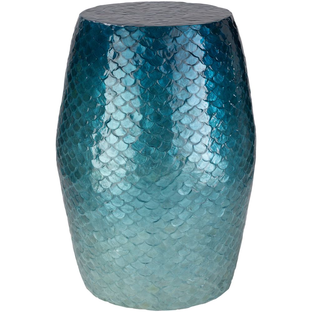 Surya BUO001-131319 Blue Ocean 13.7 x 13.7 x 19.6 Accent Table