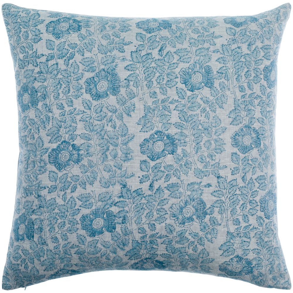 Chateau de Chic CUD-001 18"L x 18"W Accent Pillow in Slate Blue