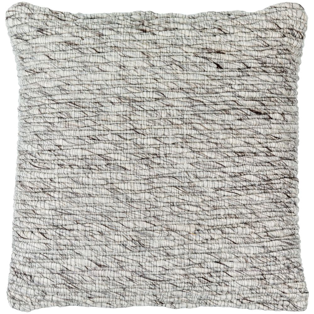 Surya EYN001-1818 Elowyn EYN-001 18"L x 18"W Accent Pillow in Medium Gray