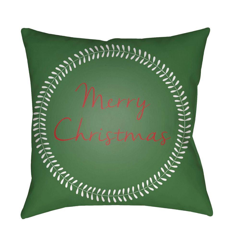 Surya HDY073-2020 Merry Christmas II 20 x 20 x 4 Throw Pillow