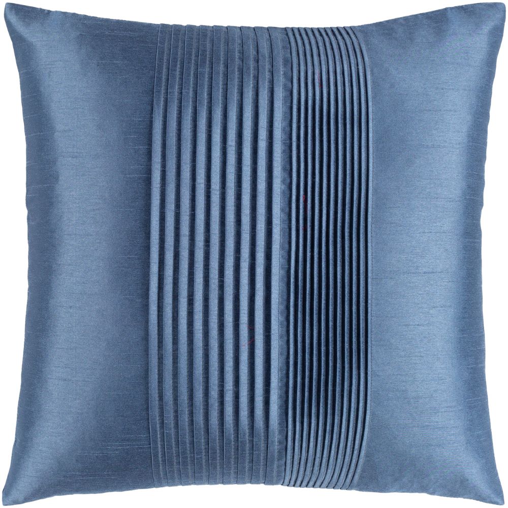 Surya Solid Pleated HH-133 22" x 22" Pillow Cover
