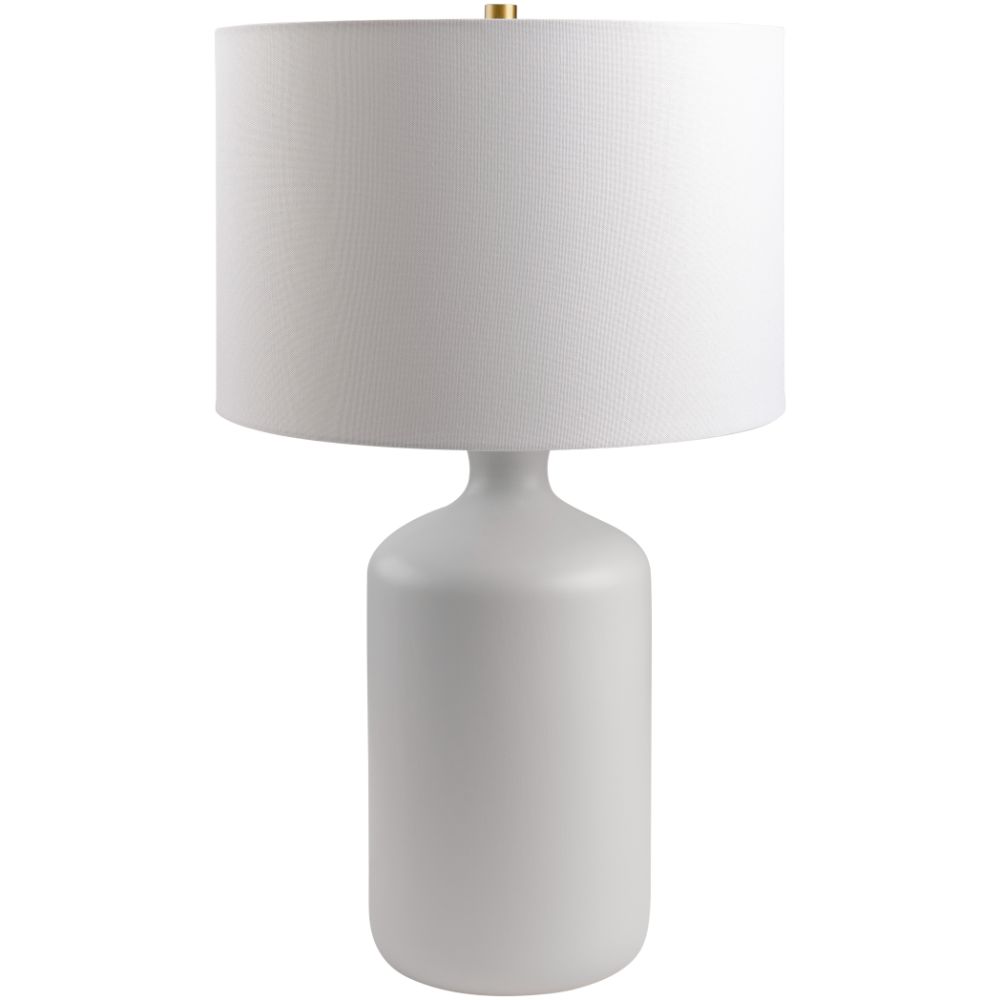 Surya HLX-003 Helix HLX-003 27"H x 15"W x 15"D Accent Table Lighting in White