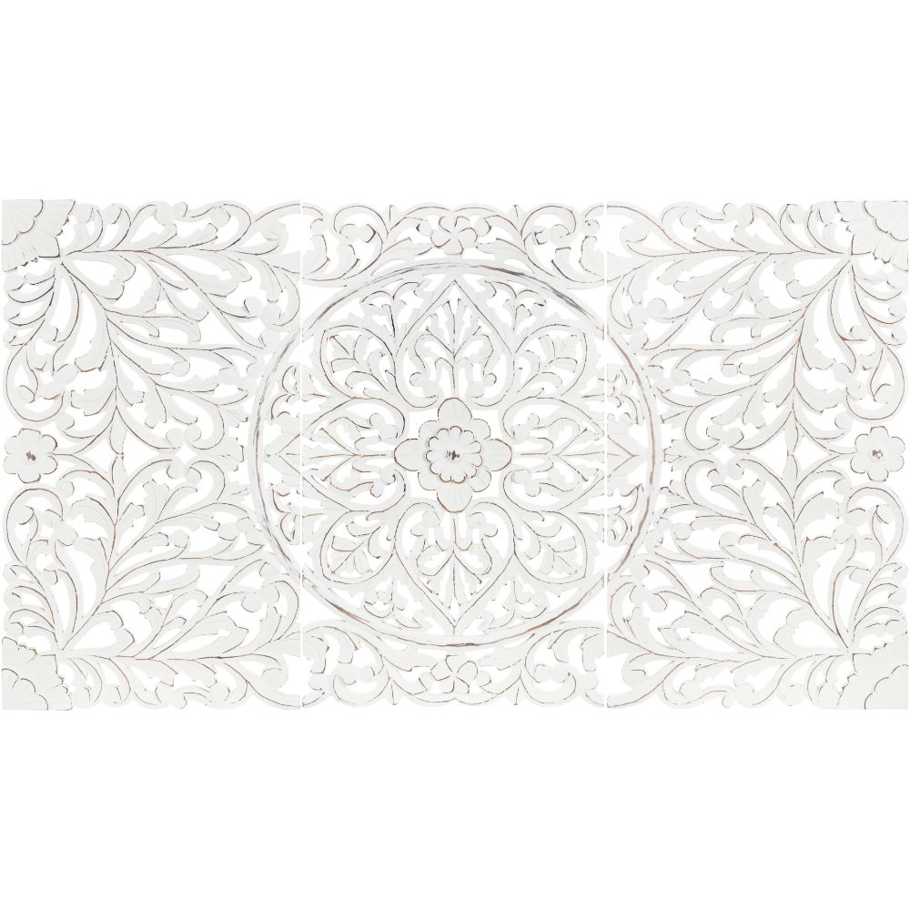 Surya HMP001-4830 Wall Art - Stock in White 