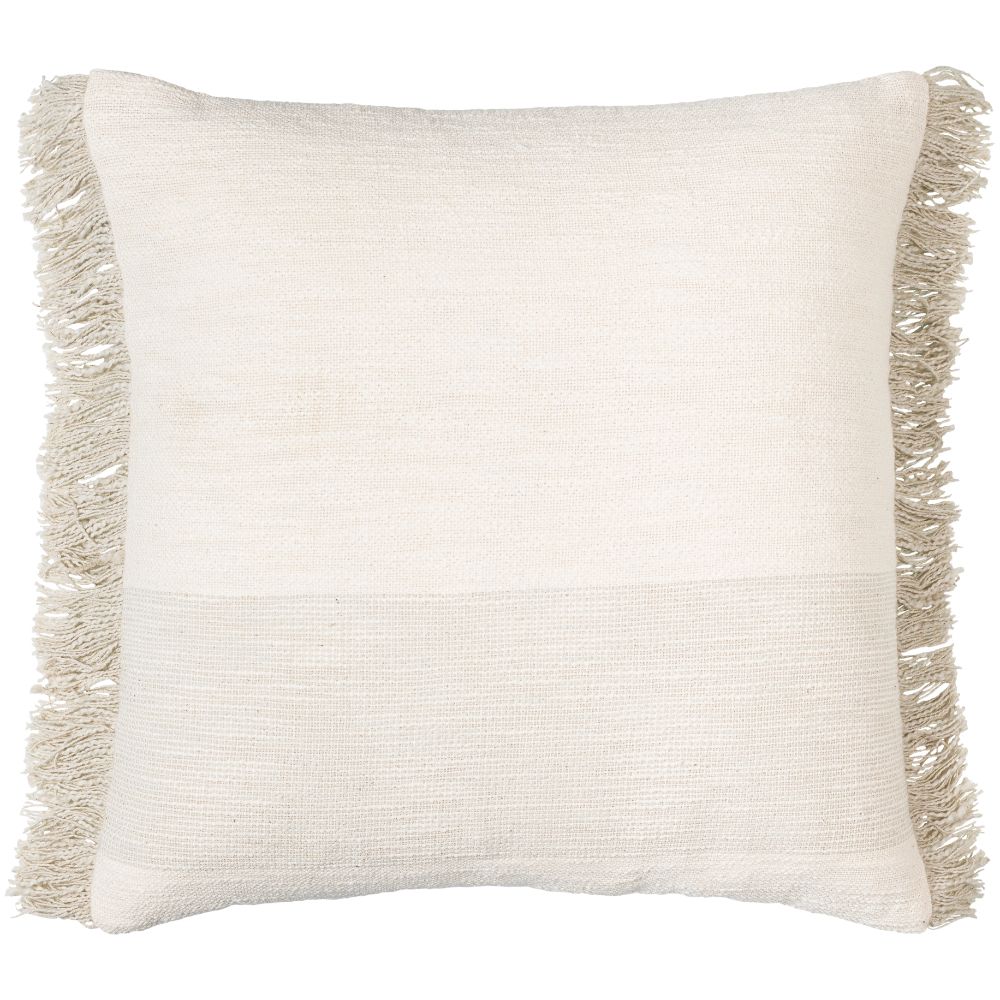 Surya HSD001 Halmstad 18"H x 18"W Pillow Cover in Off White