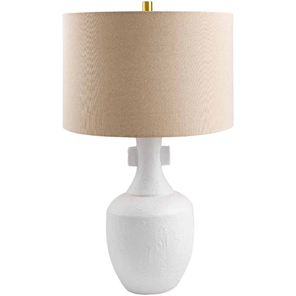 Surya MNA-001 Mauna MNA-001 28"H x 16"W x 17"D Accent Table Lighting in White