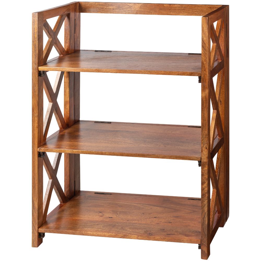 Surya MOM-001 Mombasa MOM-001 38"H x 28"W x 13"D Bookcase in Brown