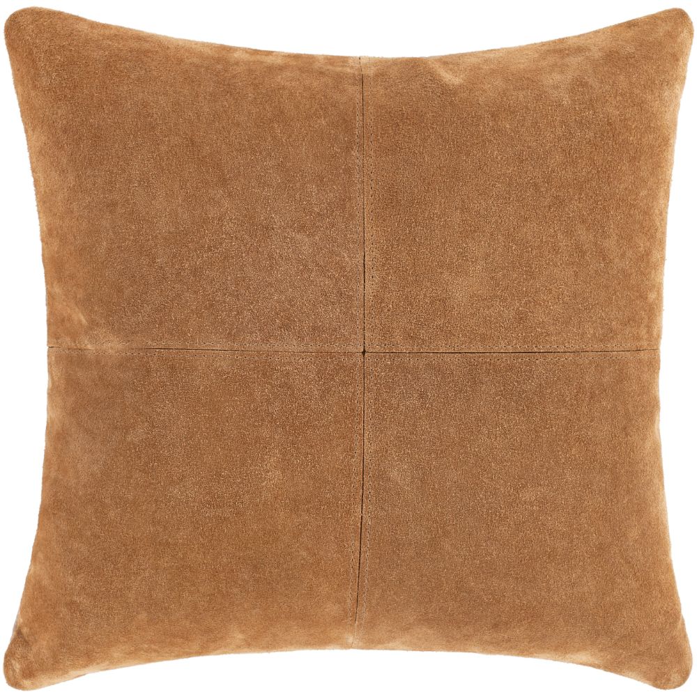 Surya Manitou MTU-002 20"H x 20"W Pillow Cover in Camel