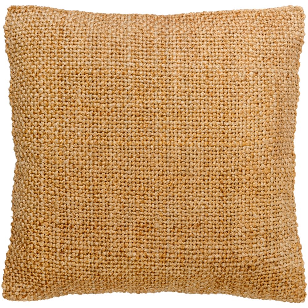 Meerut MUT-001 18"L x 18"W Accent Pillow in Camel