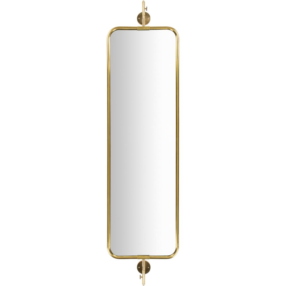 Surya PUE001-2080 Pirouette 80"H x 20"W Mirror in Gold