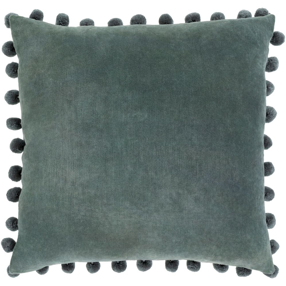Surya SGI002-2020 Serengeti 20 x 20 x 0.25 Pillow Cover in Black, Blue