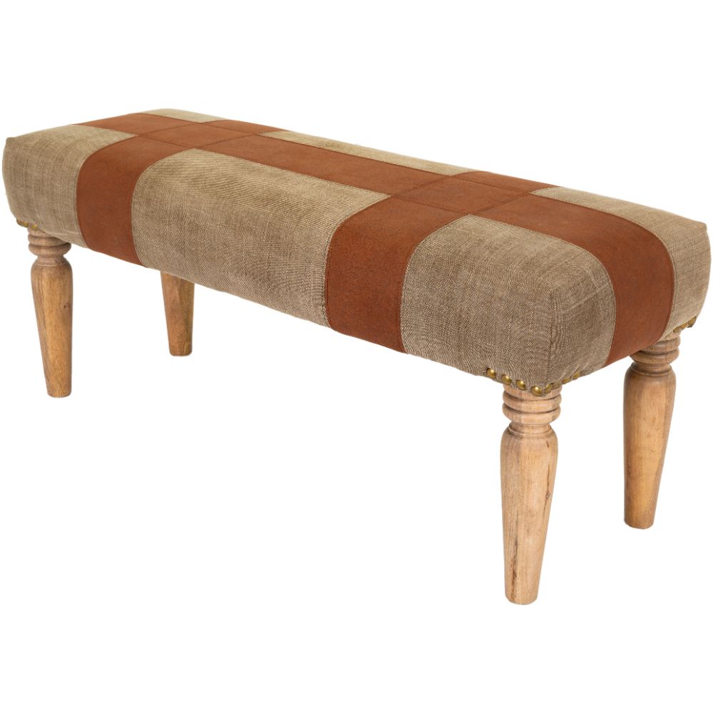 Surya SHC-001 Upholstered Bench