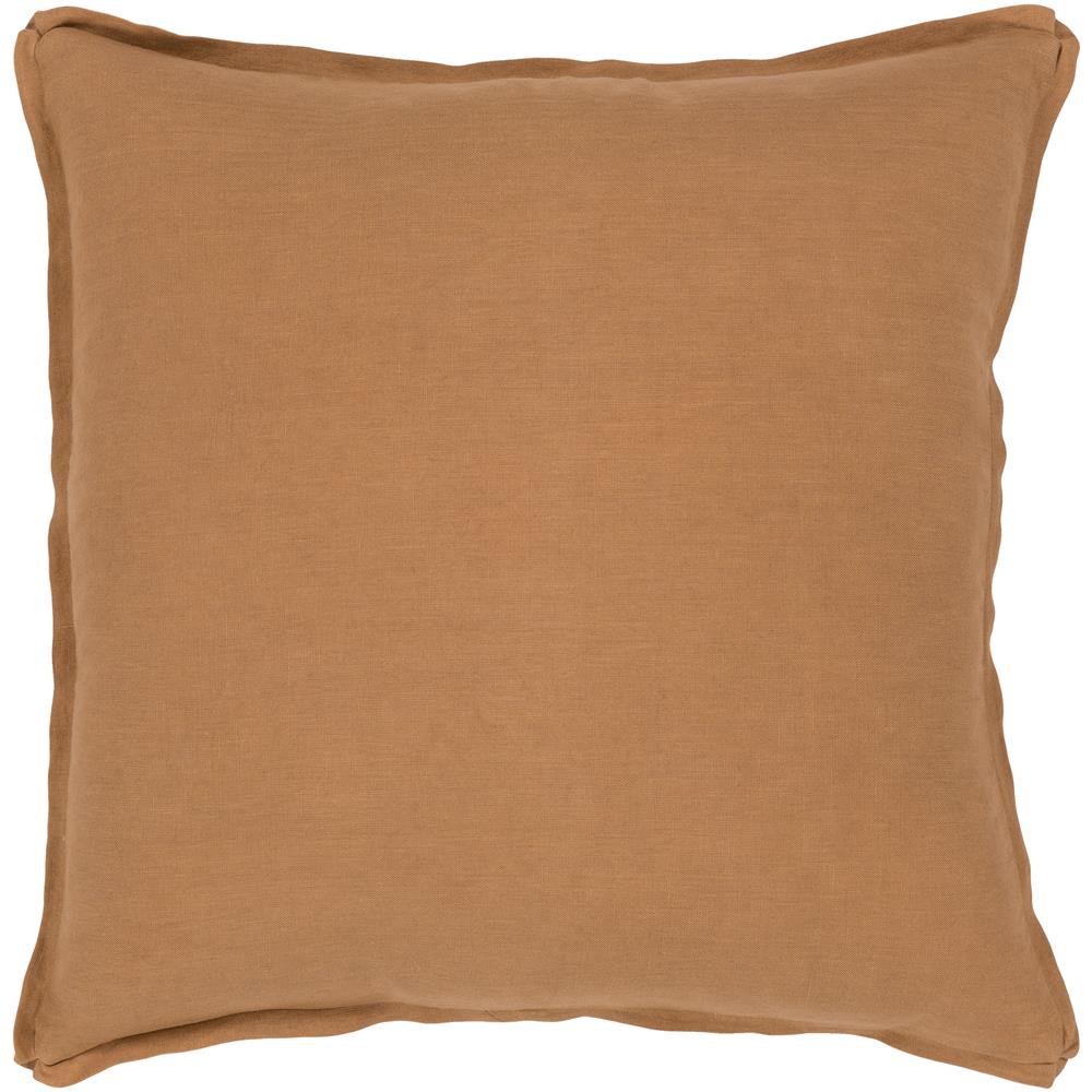 Surya SL016-2222D Solid 22 x 22 x 5 Pillow Kit in Orange