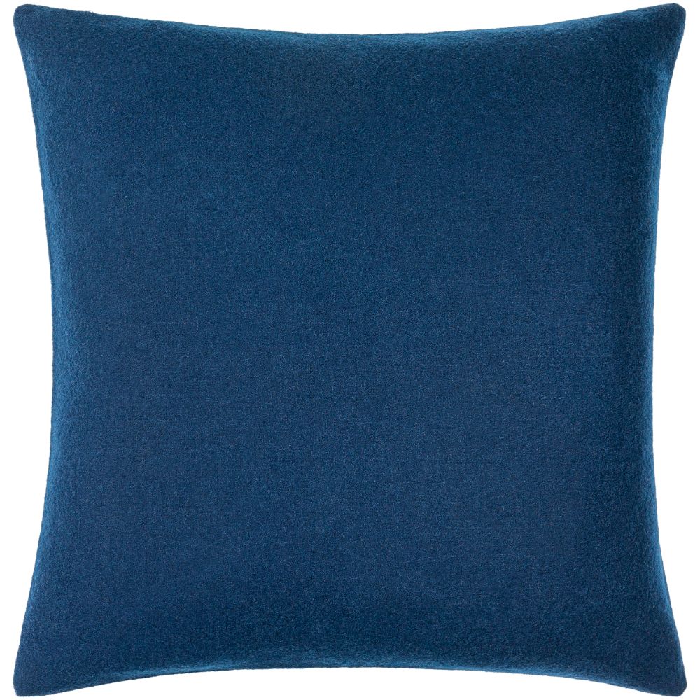 Surya STG001-1818 Stirling STG-001 18"L x 18"W Accent Pillow in Dark Blue