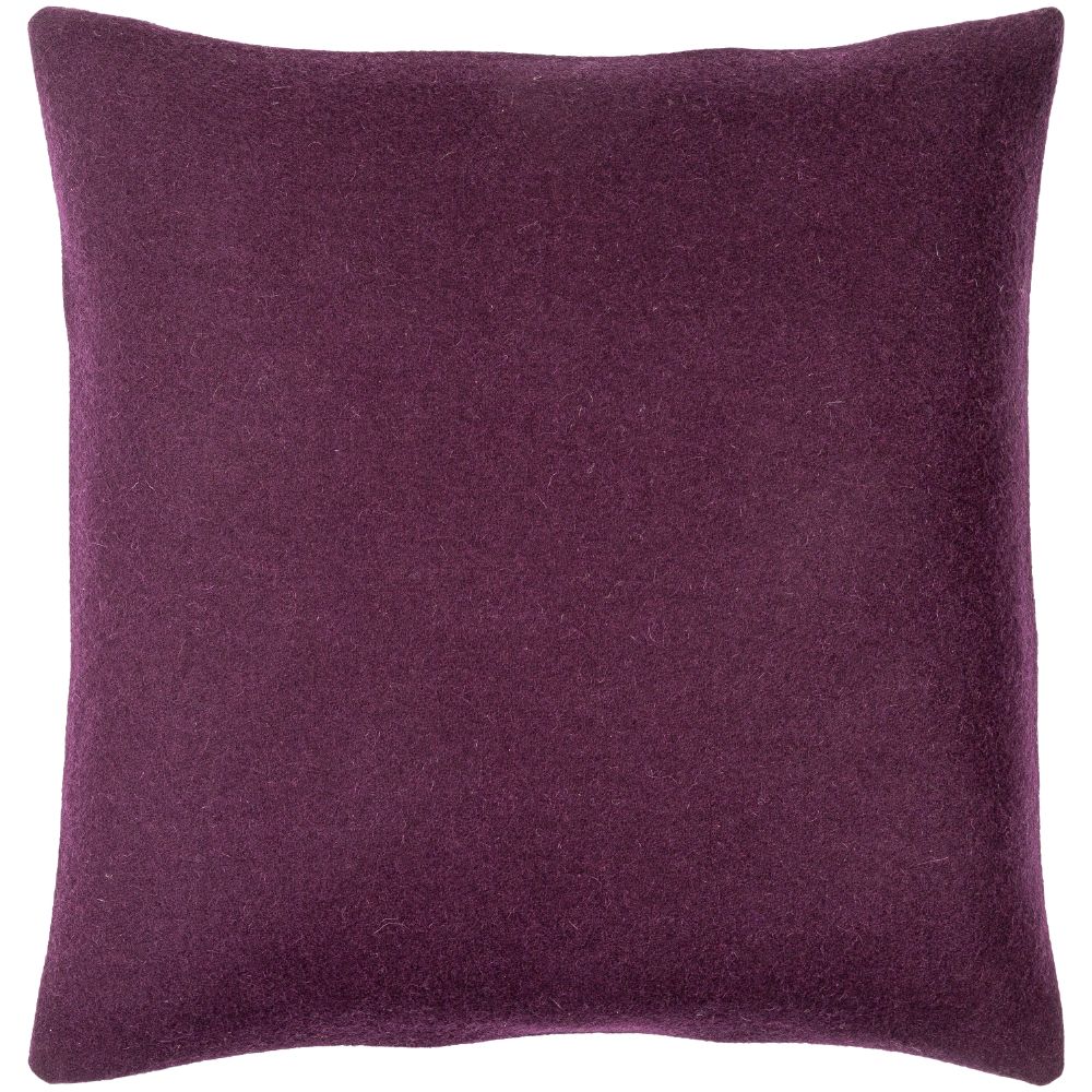 Surya STG008-1818 Stirling STG-008 18"L x 18"W Accent Pillow in Plum