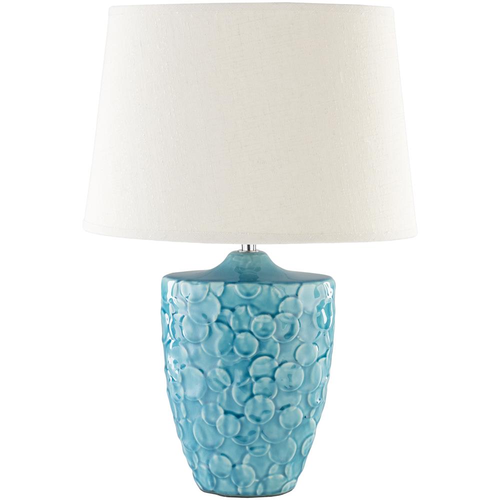 Surya THW760-TBL Thistlewood 19.75 x 8 x 13.5 Table Lamp in Teal