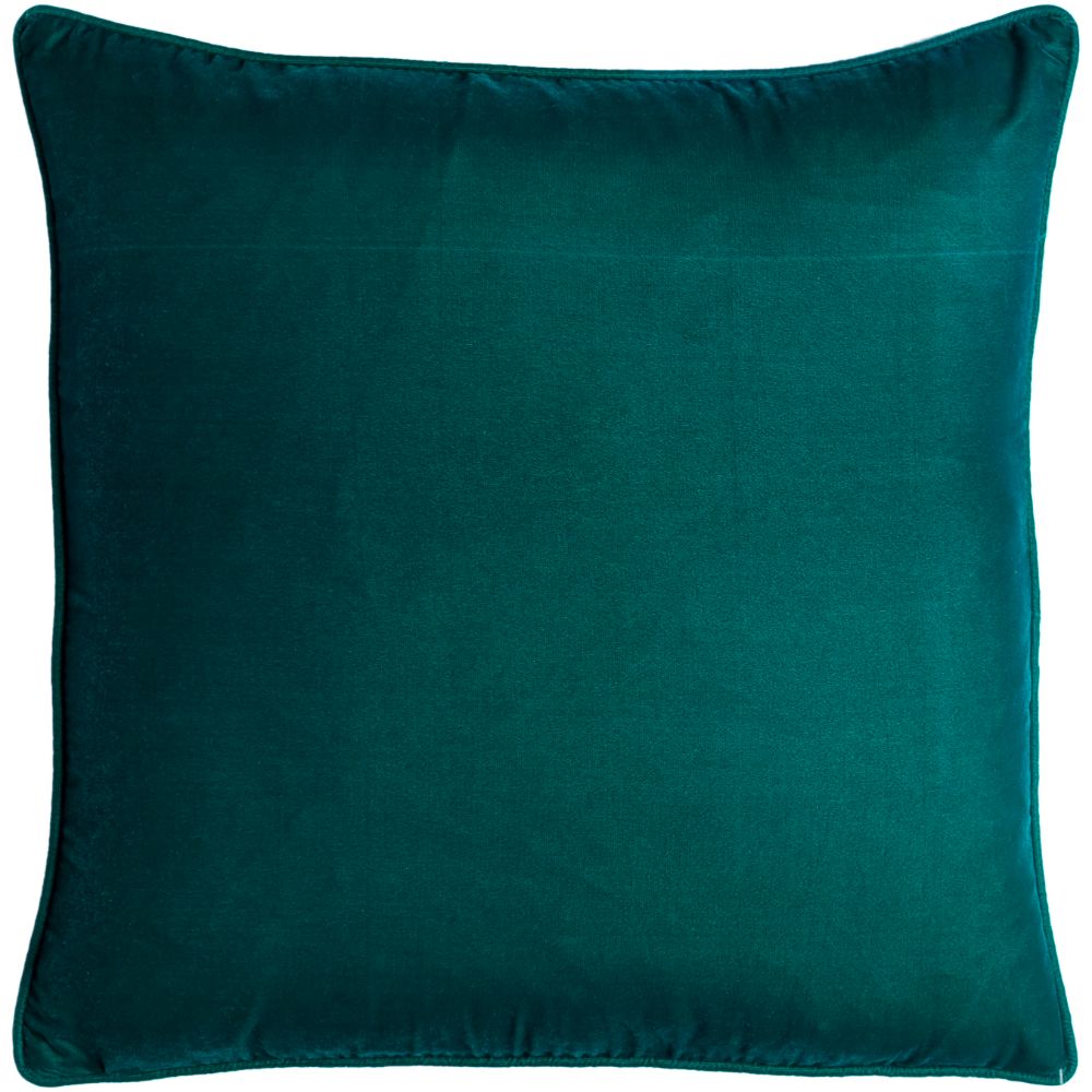Surya Velvet Glam VGM-001 18"H x 18"W Pillow Cover in Teal