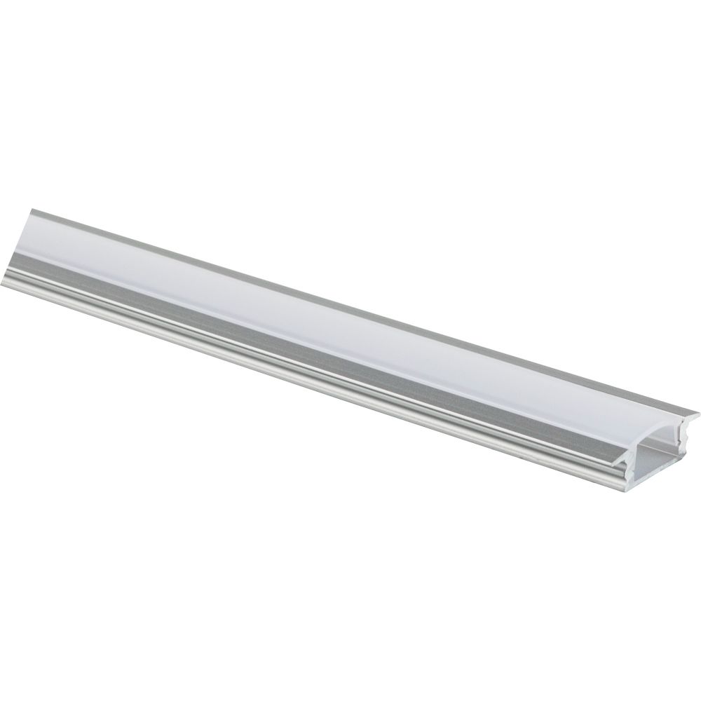 Task Lighting L-002-FR-48 48" 002 Series Recessed Aluminum Profile, Frosted Lens