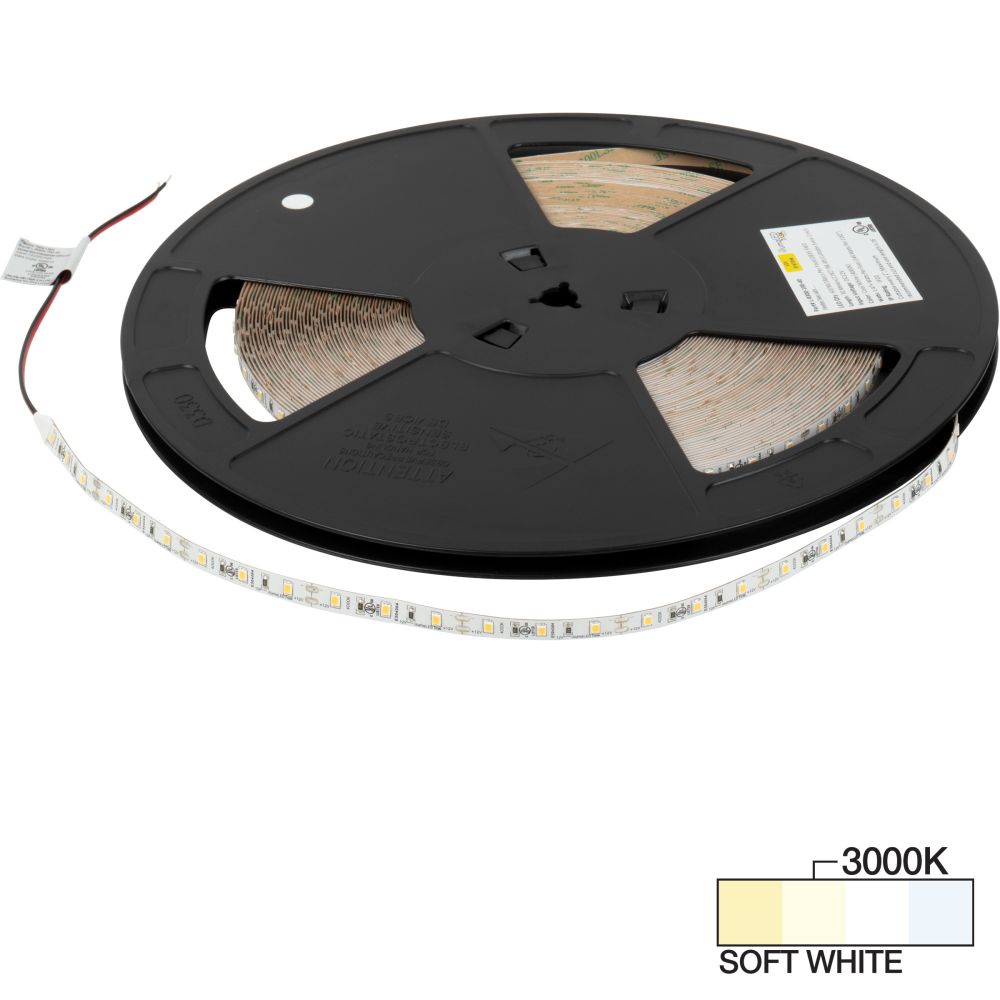 Task Lighting L-R300-100-30 100 ft 120 Lumens Per Foot Radiance LED 12V Tape Light, 3000K Soft White