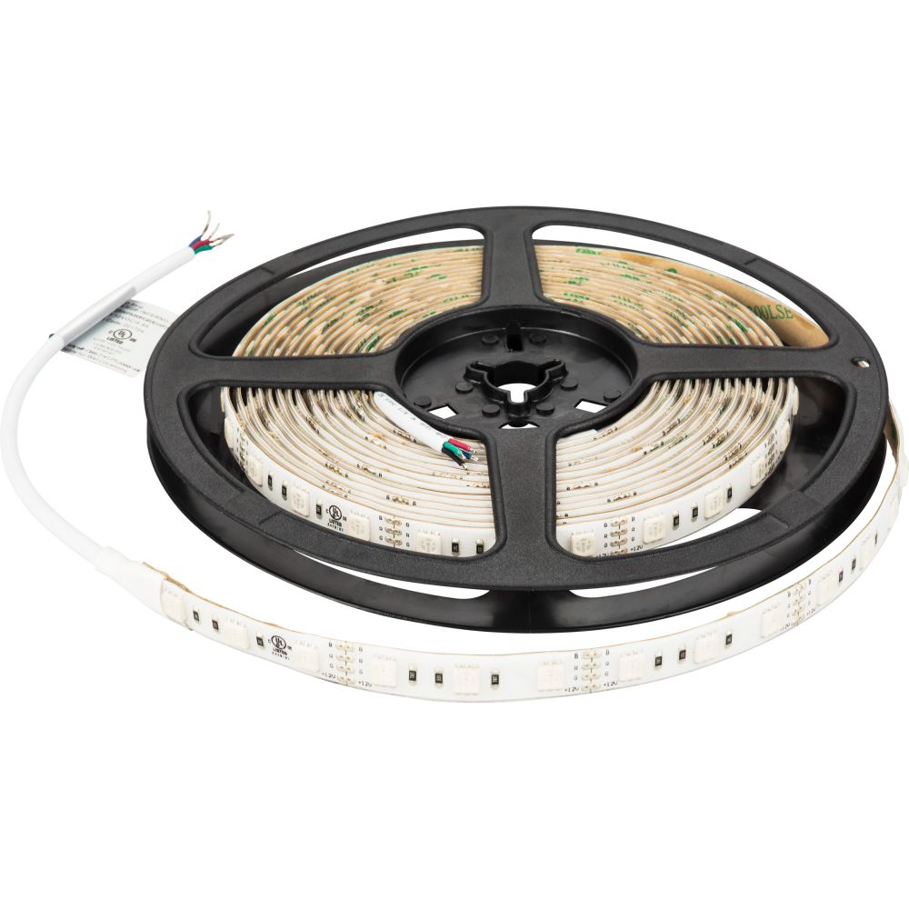 Task Lighting L-RGB-M300-16 16 ft 260 Lumens Per Foot Multi-Color RGB Series LED 12V Tape Light