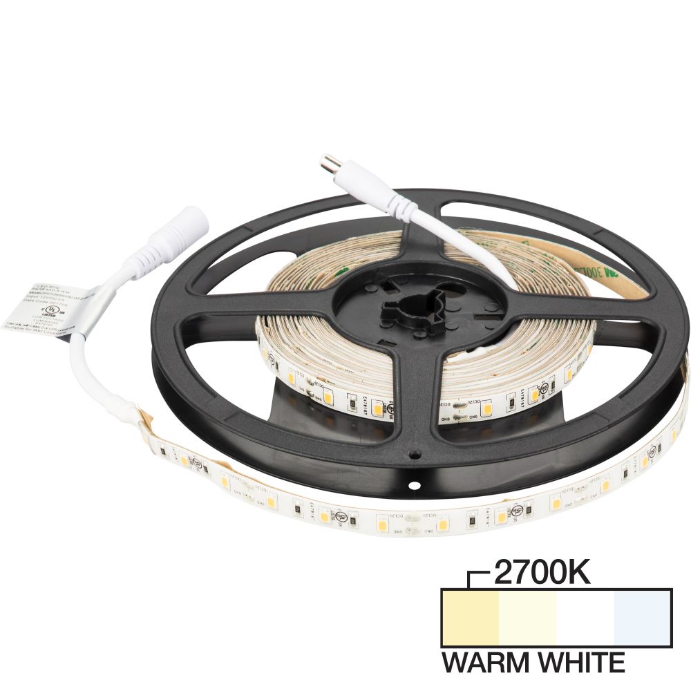 Task Lighting L-RMW300-16-27 16 ft 120 Lumens Per Foot Radiance LED 12V Tape Light, 2700K Warm White