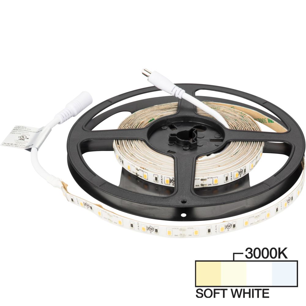 Task Lighting L-RMW300-16-30 16 ft 120 Lumens Per Foot Radiance LED 12V Tape Light, 3000K Soft White