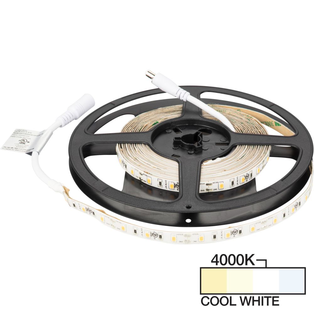 Task Lighting L-RMW300-16-40 16 ft 120 Lumens Per Foot Radiance LED 12V Tape Light, 4000K Cool White