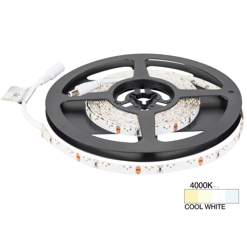 Task Lighting L-SV300-16-40 16 ft 126 Lumens Per Foot Side View LED 12V Tape Light, 4000K Cool White