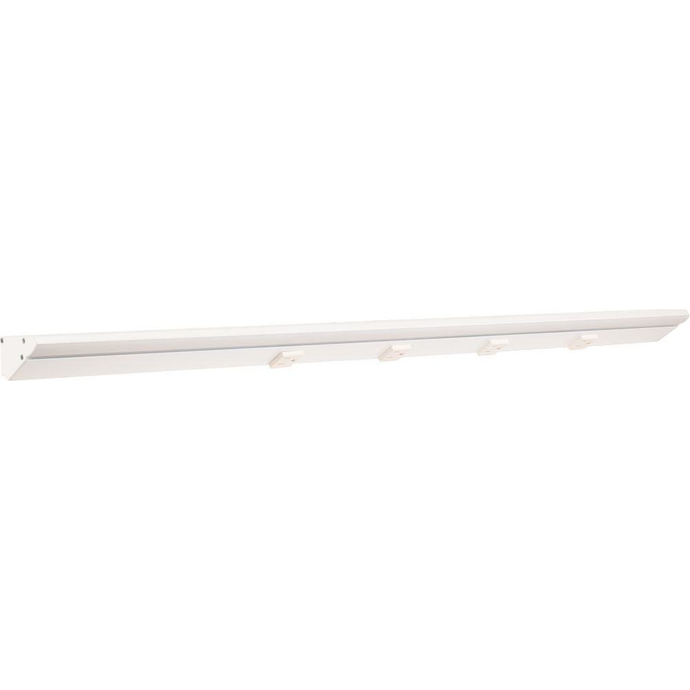 Task Lighting LP36-T6R18W-WWT 36-1/2" 1800 Lm/ft Tunable-White RM Series Lighted Power Strip with Receptacles in White