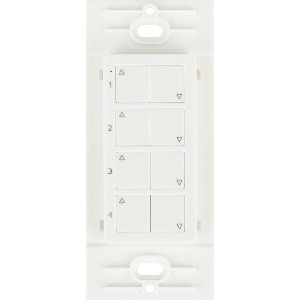 Task Lighting T-Q-4Z-WC-RF-WT Wireless 4 Zone Quattro Controller, White