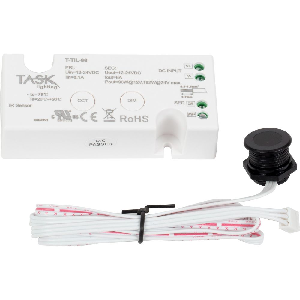 Task Lighting T-TIL-96 TandemLED 2-Button Wired Dimmer/Temperature Controller