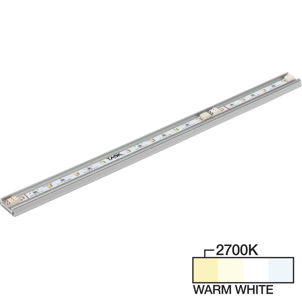 Task Lighting SG9-18ND9G-F27 18-1/8" 900 Lumen SG9 Series LED Strip Light, Grey Mount 2700K Warm White