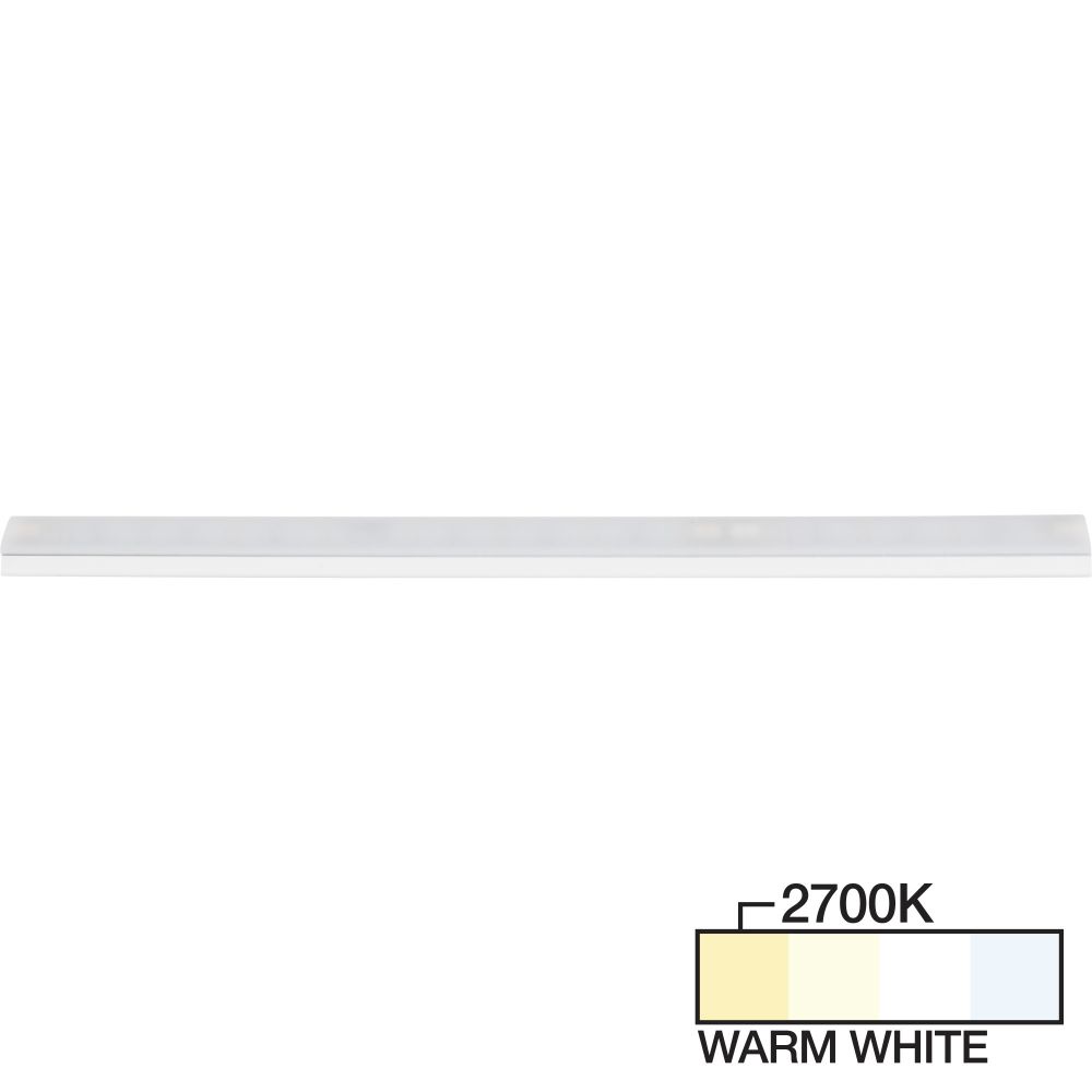 Task Lighting SG9-48ND24W-F27 48-1/8" 2400 Lumen SG9 Series LED Strip Light, White Mount 2700K Warm White