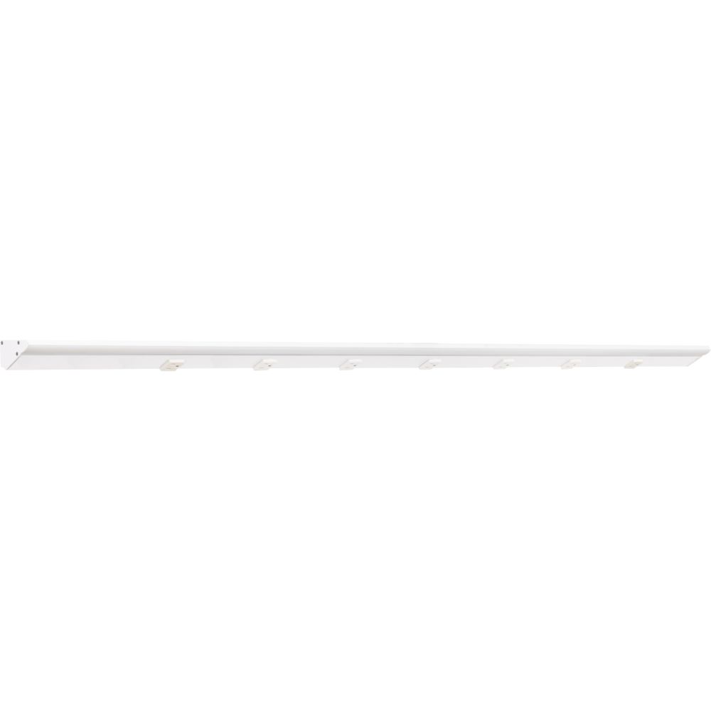 Task Lighting LP60-T6R30W-WWT 60-1/2" 3000 Lm/ft Tunable-White RM Series Lighted Power Strip with Receptacles in White