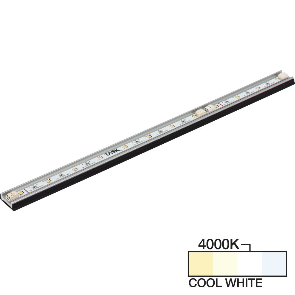 Task Lighting SG9-18ND9B-F40 18-1/8" 900 Lumen SG9 Series LED Strip Light, Black Mount 4000K Cool White