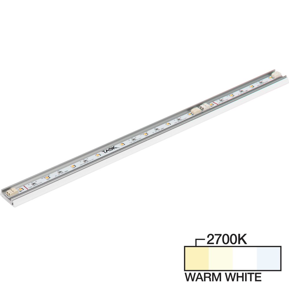 Task Lighting SG9-30ND15W-F27 30-1/8" 1500 Lumen SG9 Series LED Strip Light, White Mount 2700K Warm White