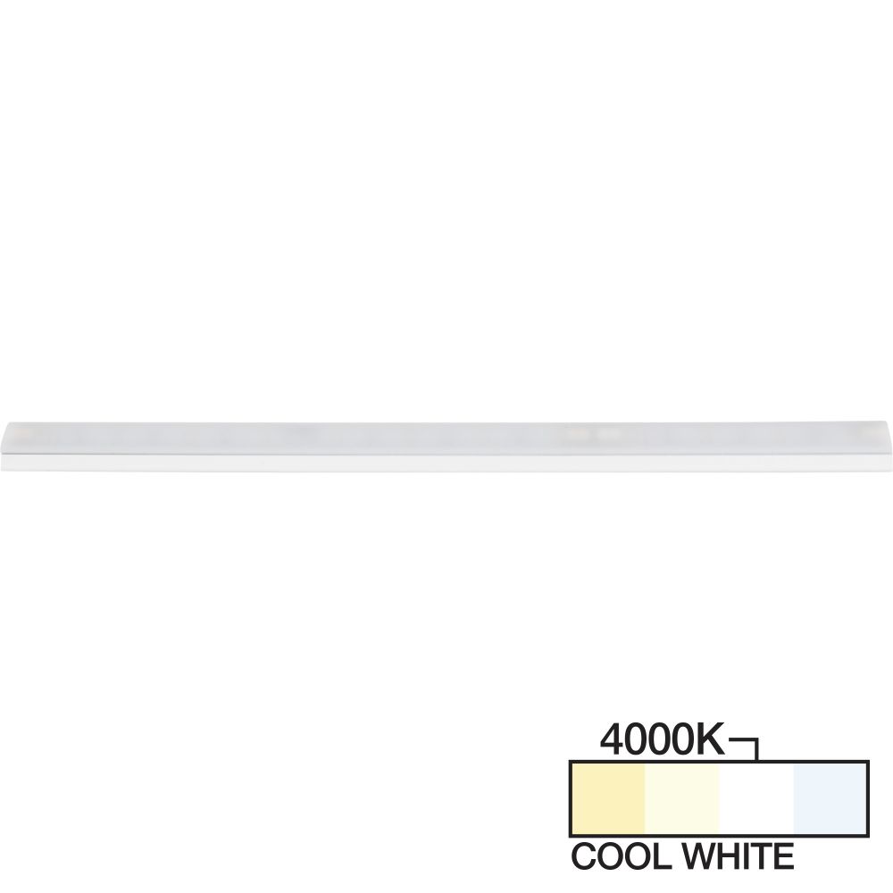 Task Lighting SG9-48ND24W-F40 48-1/8" 2400 Lumen SG9 Series LED Strip Light, White Mount 4000K Cool White