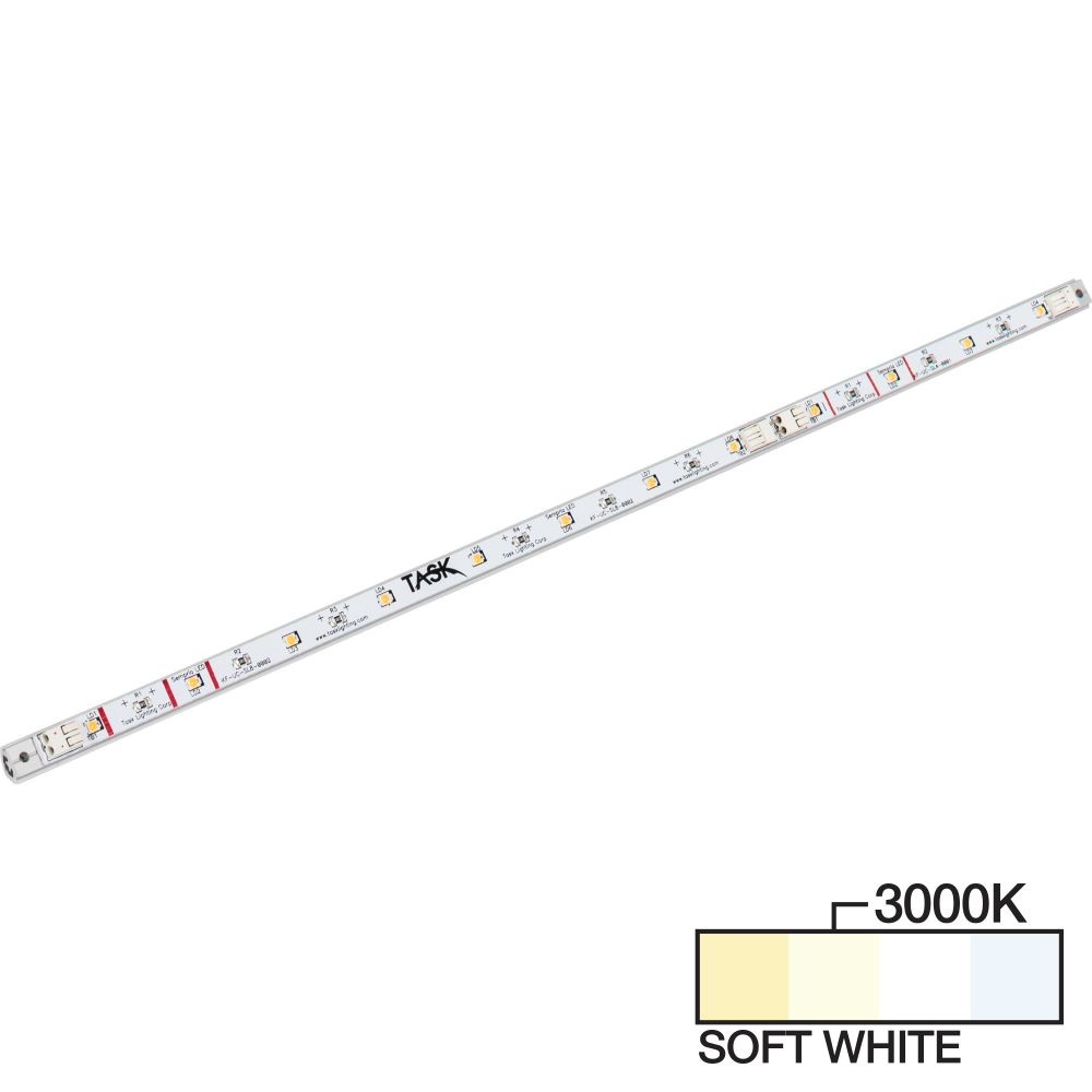 Task Lighting SF9Q-30ND10-F30 30-3/4" 1000 Lumen F Series Mini Flat LED Strip Light, 3000K Soft White