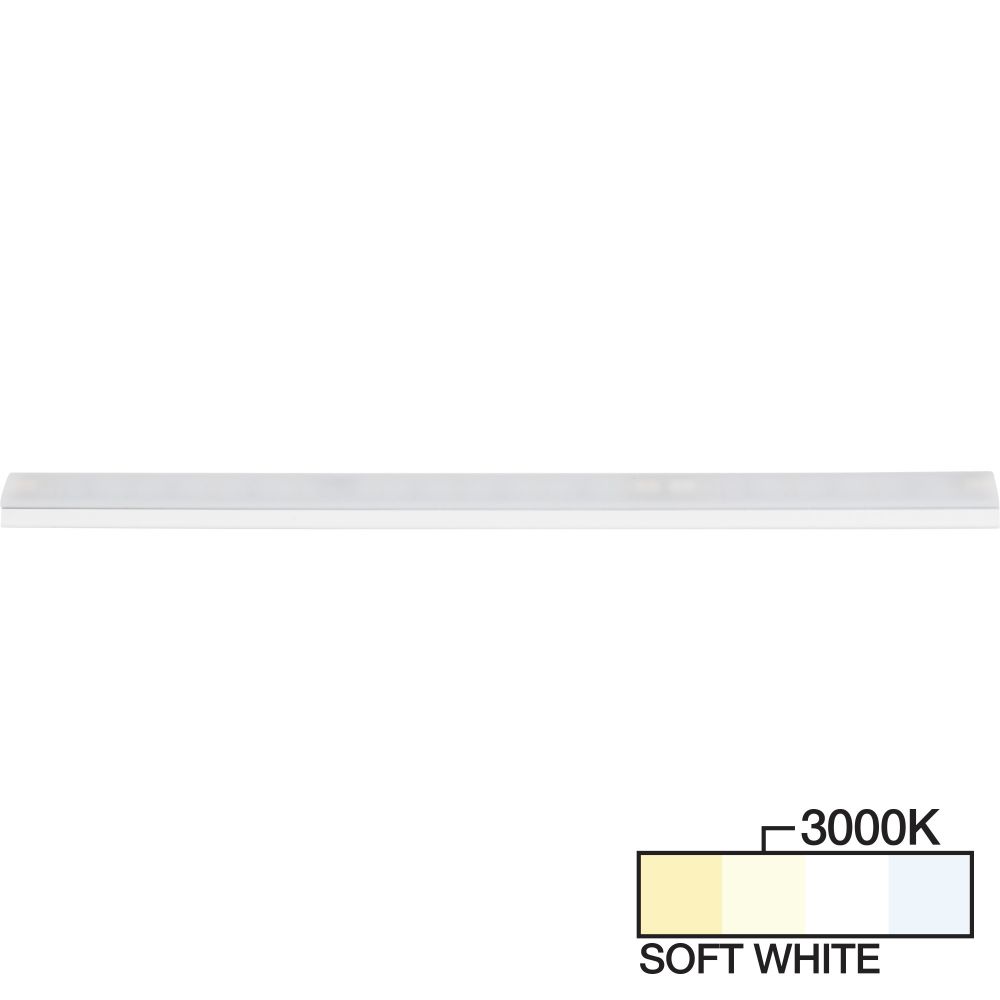 Task Lighting SG9-12ND6W-F30 12-1/8" 600 Lumen SG9 Series LED Strip Light, White Mount 3000K Soft White