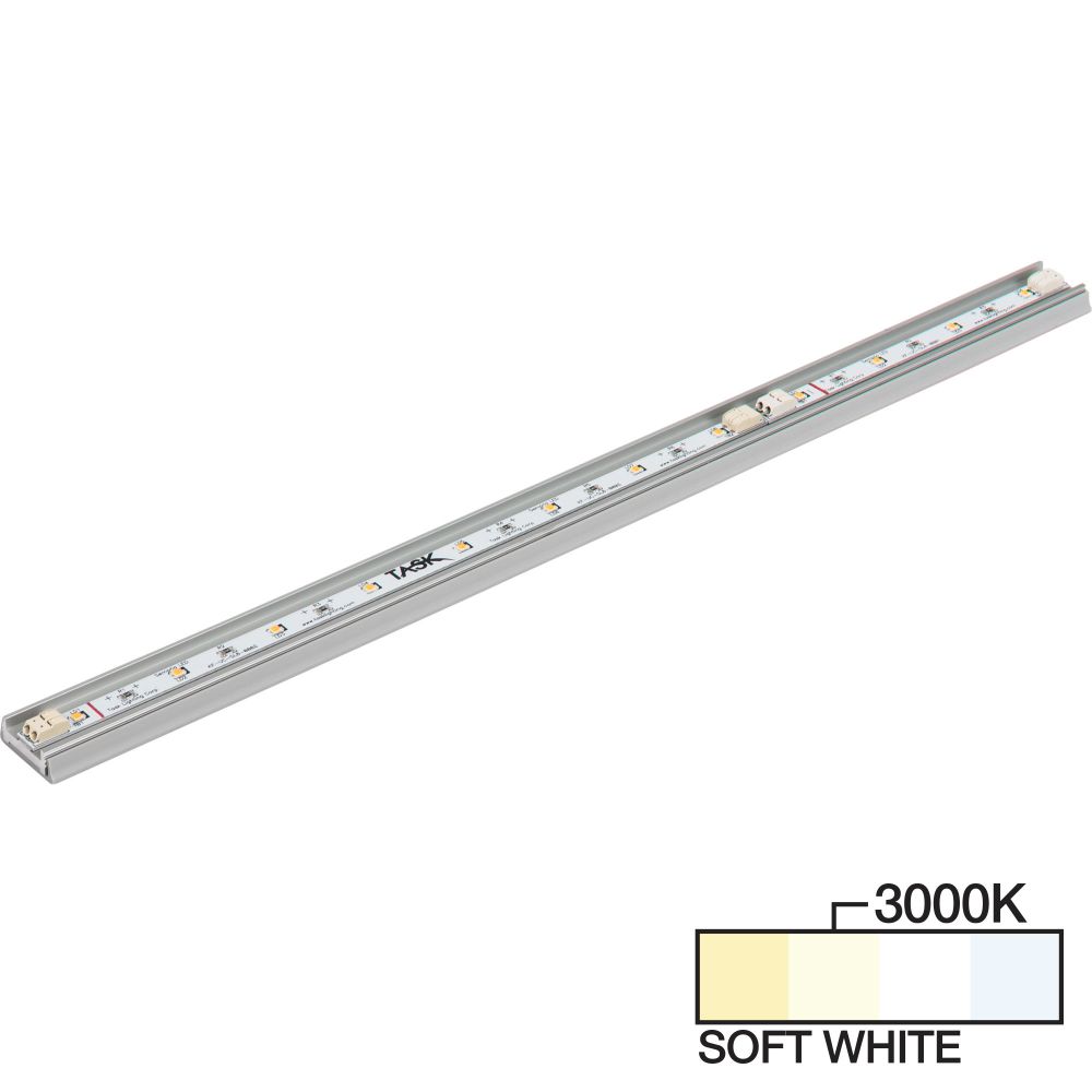 Task Lighting SG9-18ND9G-F30 18-1/8" 900 Lumen SG9 Series LED Strip Light, Grey Mount 3000K Soft White