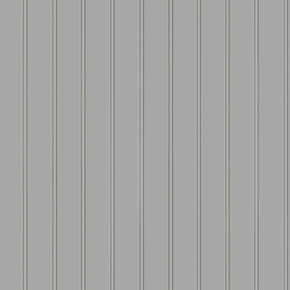 Tempaper BD15050 Beadboard Wallpaper in Winter Grey