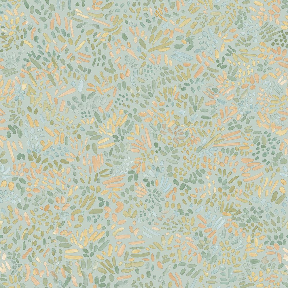 Tempaper BG15069 Brushstroke Garden Wallpaper in Robin