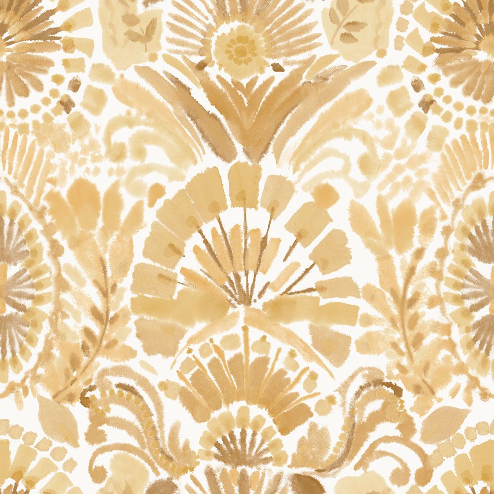 Tempaper BH16007 Bohemia Saffron Sun Peel and Stick Wallpaper