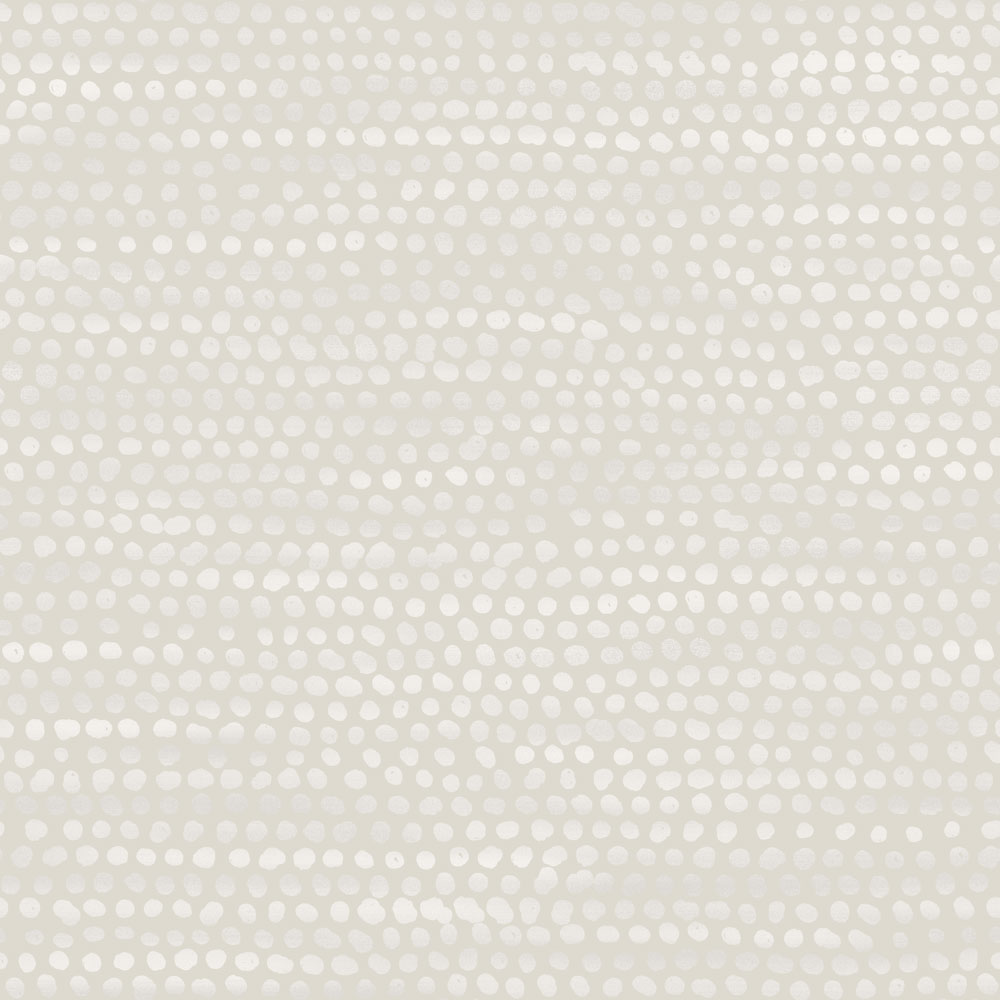 Tempaper MD10581 Moire Dots Pearl Grey Self-Adhesive, Removable Wallpaper