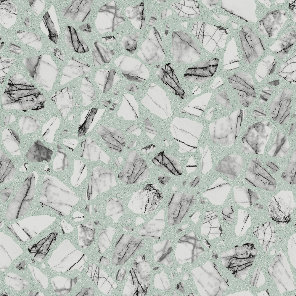 Tempaper ST10592 Speckled Terrazzo Mint Julep Self-Adhesive, Removable Wallpaper