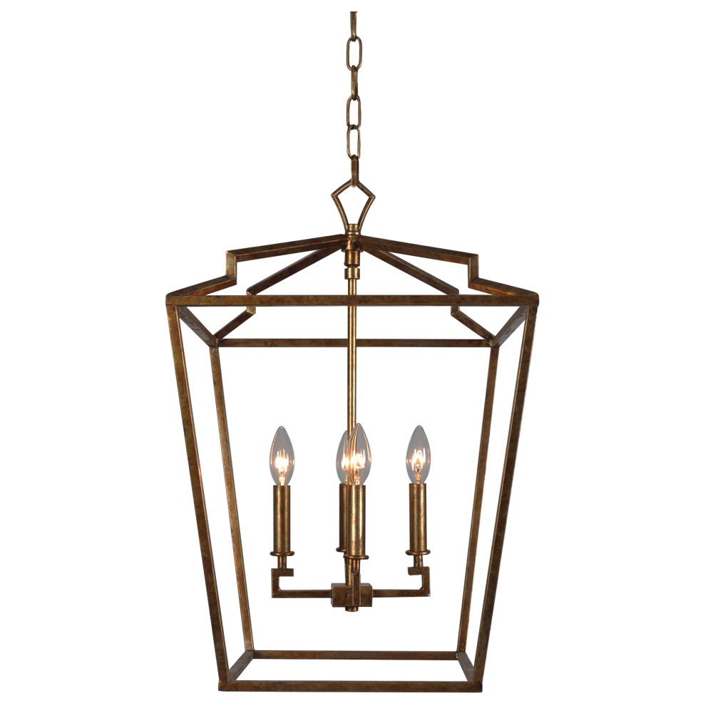 Terracotta Designs H6124S-4AG Camilla Small Chandelier in Antique Gold