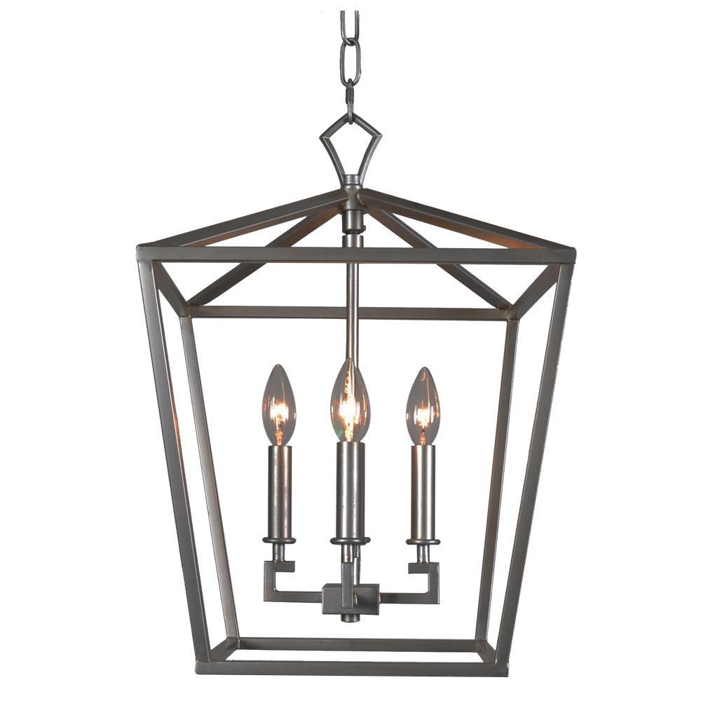 Terracotta Designs H6126S-4AS Celia Small Chandelier in Antique Silver