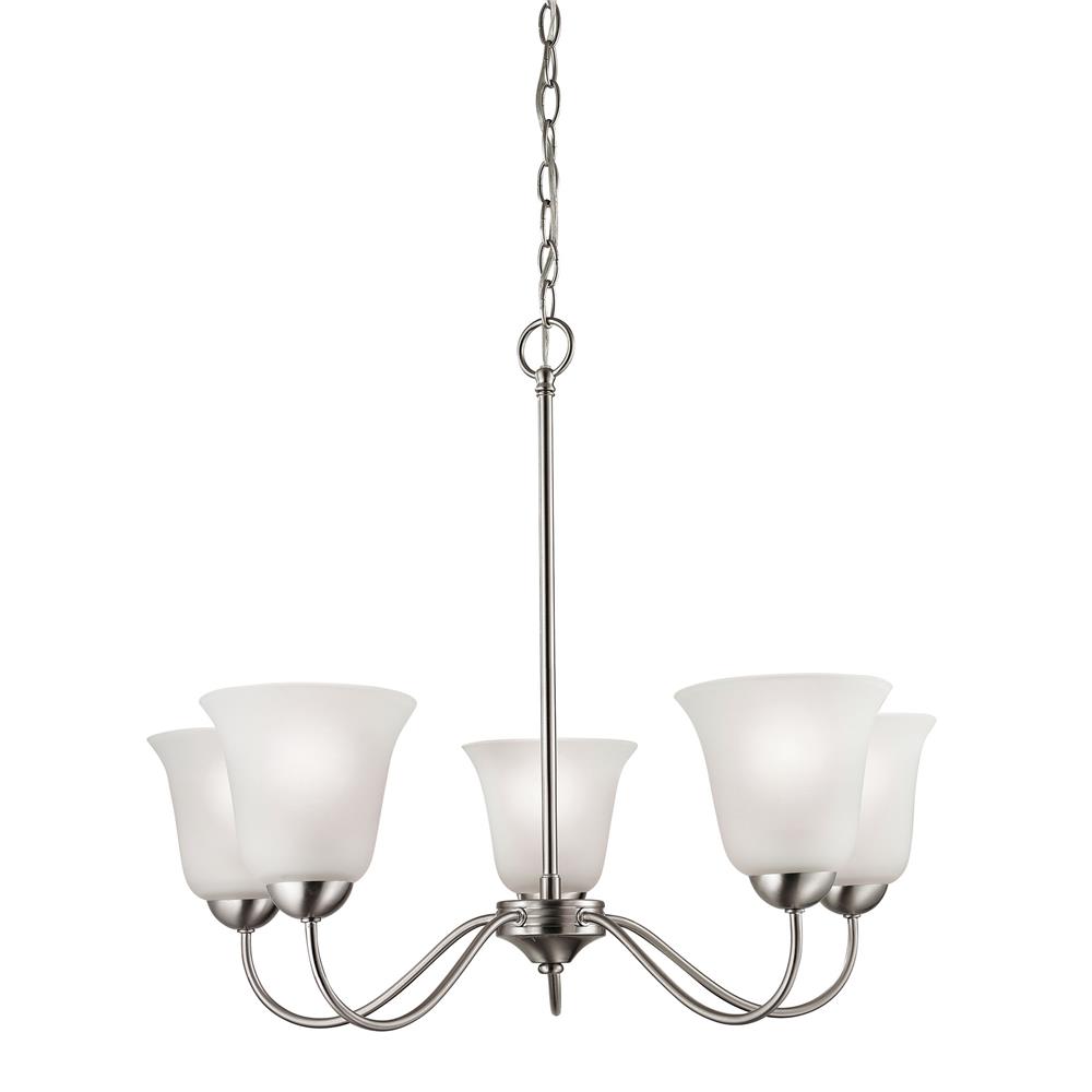 Thomas Lighting 1205CH/20 Conway 5 Light Chandelier In Brushed Nickel