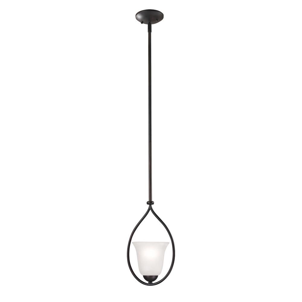 Thomas Lighting 1251PS/10 Conway 1 Light Mini Pendant In Oil Rubbed Bronze
