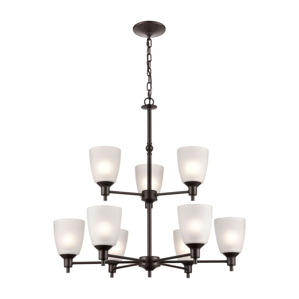 Thomas Lighting 1359CH/10 9L Chandelier in Oil Rubbed Bronze                                                                                  