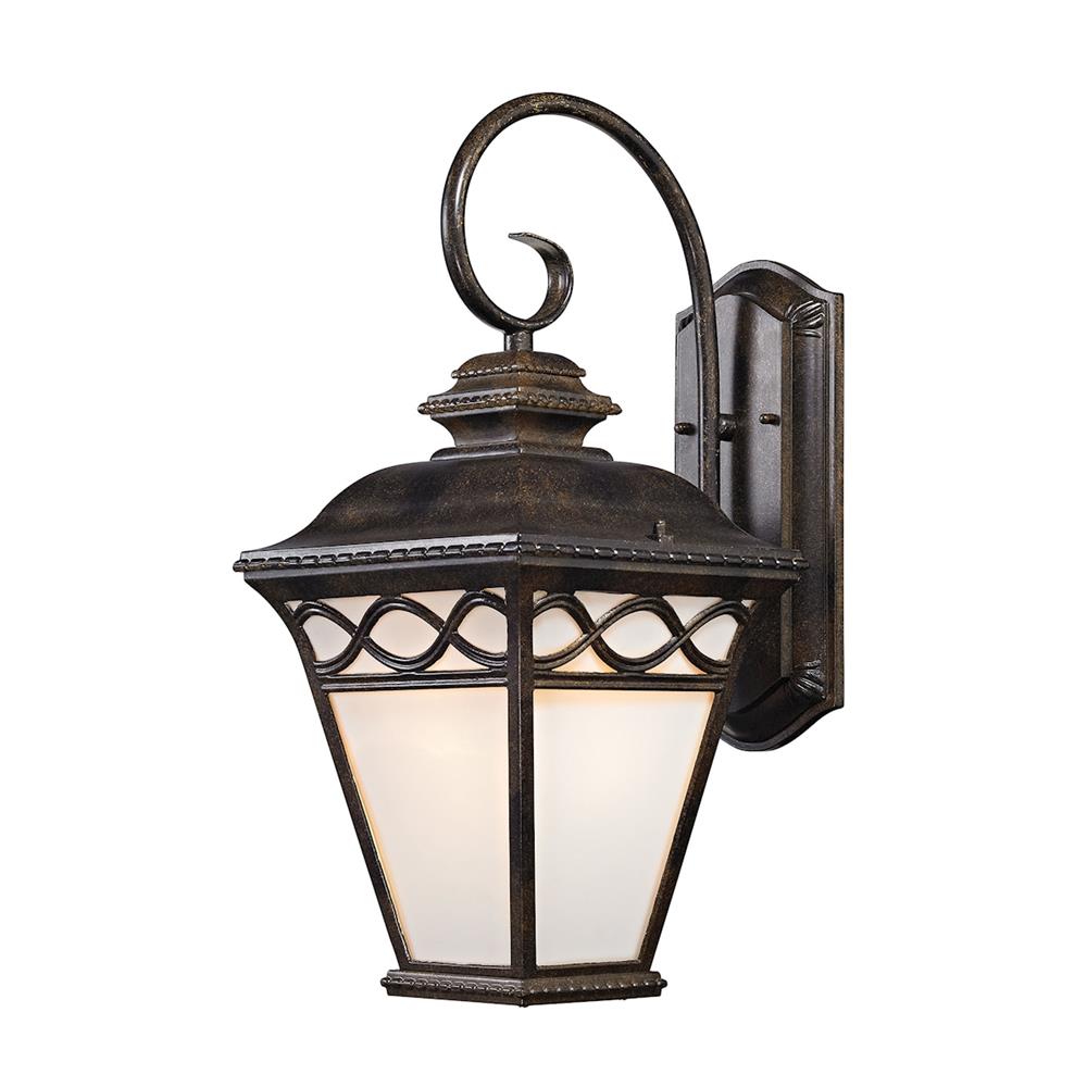 Thomas Lighting 8561EW/70 Mendham 1 Light Outdoor Coach Lantern In Hazelnut Bronze